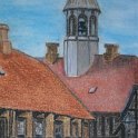 Rathaus in Ebeltoft -Pastell-